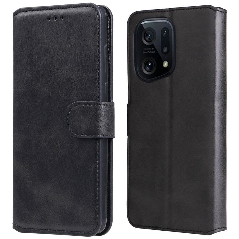 Capa Folio Para Oppo Find X5 Pro Unido