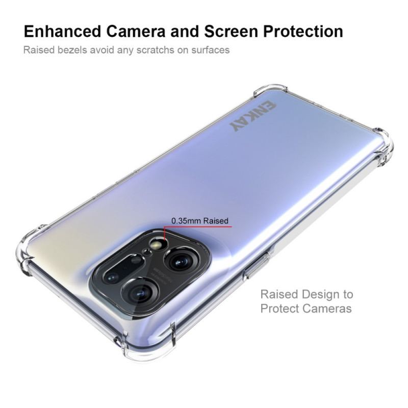 Capa Para Oppo Find X5 Pro Enkay Transparente