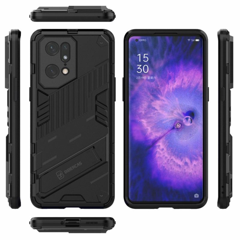 Capa Para Oppo Find X5 Pro Suporte Destacável De Duas Posições Mãos-livres