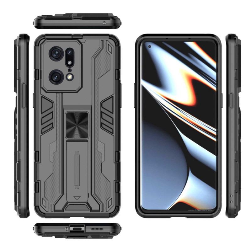 Capa Para Oppo Find X5 Pro Suporte Removível Vertical E Horizontal