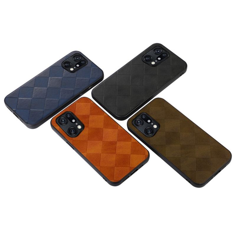 Capa Para Oppo Find X5 Pro Textura Tecida