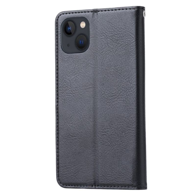 Capa De Celular Para iPhone 15 Flip Conjunto De Cartas