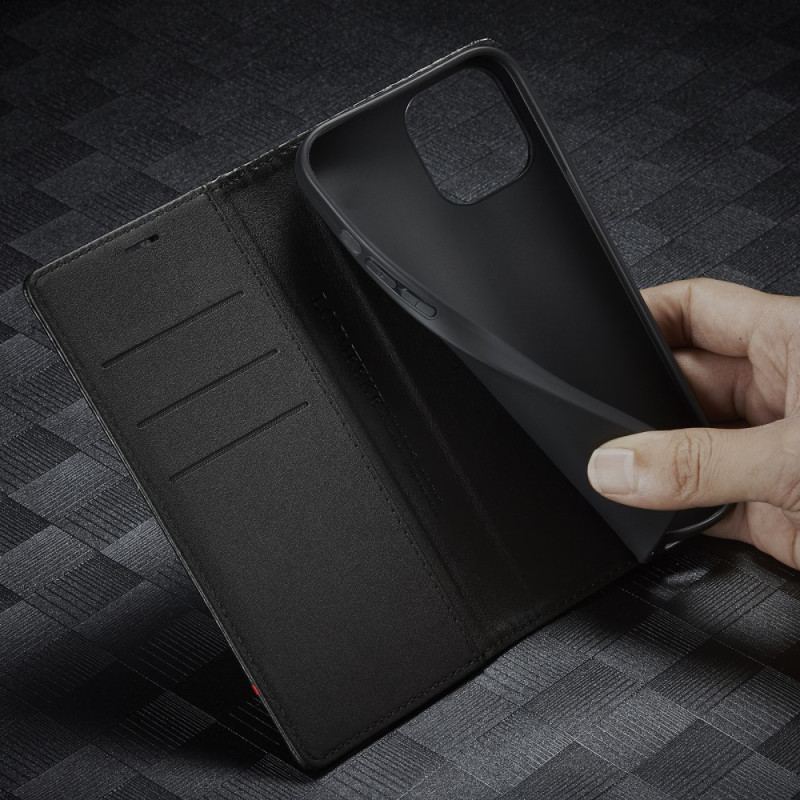 Capa De Celular Para iPhone 15 Flip Fibra De Carbono Lc.imeeke