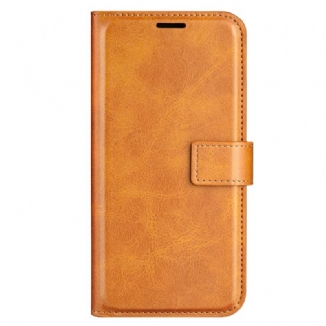 Capa Flip Para iPhone 15 Estilo Couro