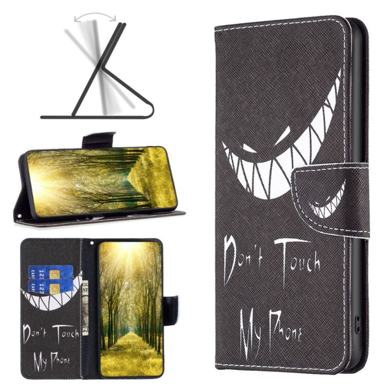 Capa Flip Para iPhone 15 Telefone Maligno