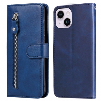 Capa Folio Para iPhone 15 Porta-moedas