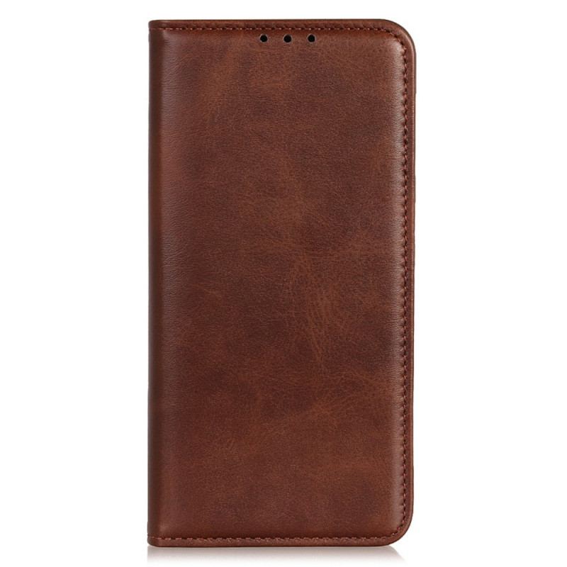 Capa De Celular Para Samsung Galaxy A03 Flip Couro Rachado Elegância