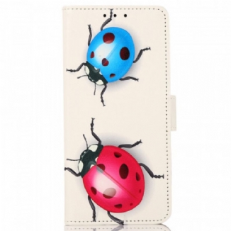 Capa De Couro Para Samsung Galaxy A03 Joaninha