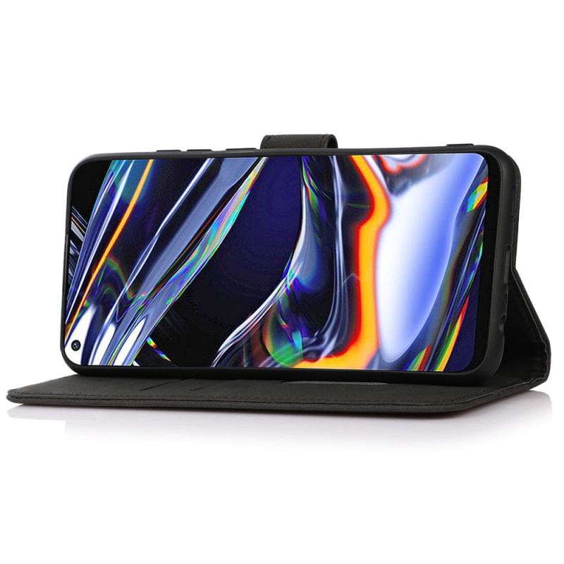 Capa De Couro Para Samsung Galaxy A03 Khazneh Textura Efeito Couro