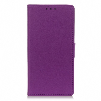 Capa Flip Para Samsung Galaxy A03 Efeito Couro Clássico