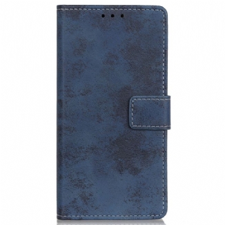 Capa Folio Para Samsung Galaxy A03 Efeito Couro Vintage