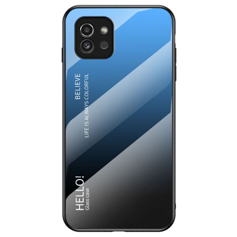 Capa Para Samsung Galaxy A03 Olá Vidro Temperado