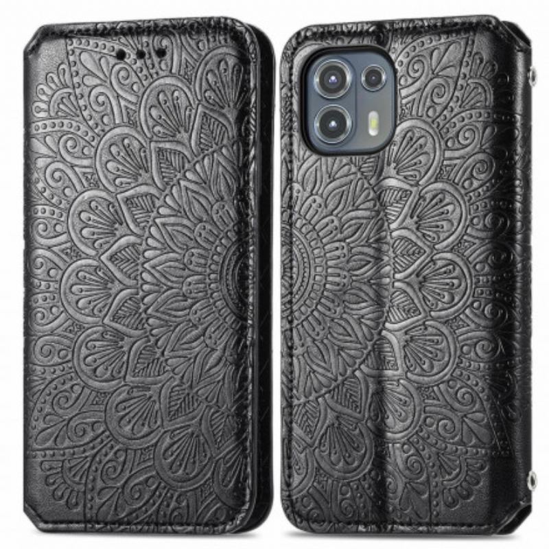 Capa De Celular Para Motorola Edge 20 Lite Flip Mandala