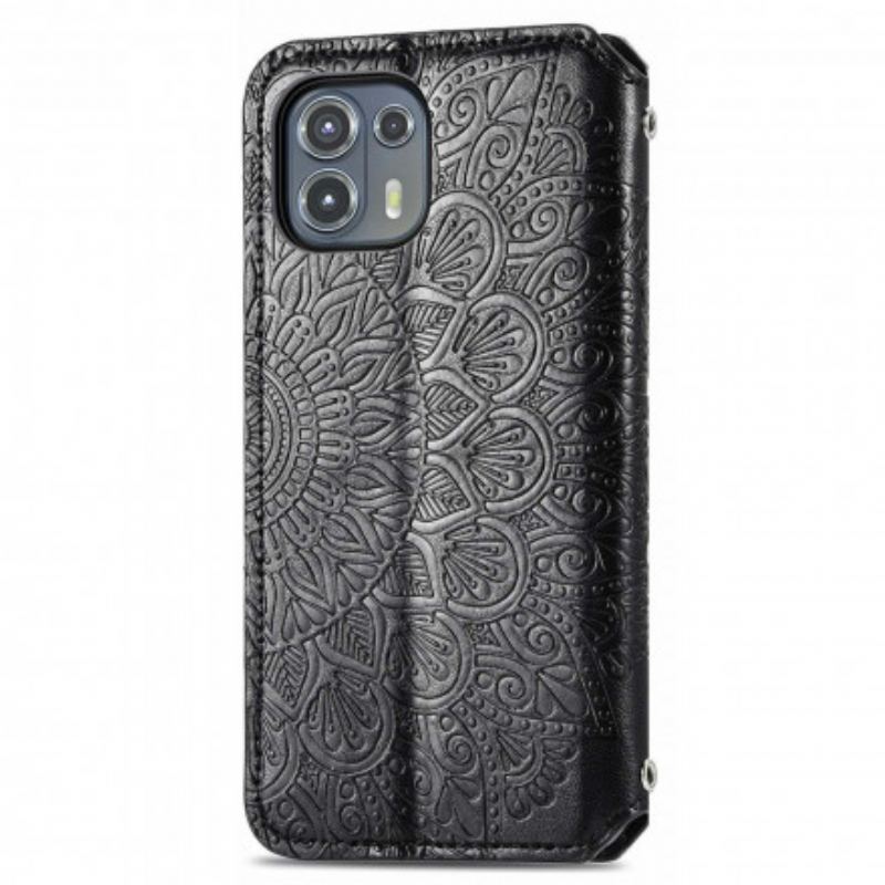 Capa De Celular Para Motorola Edge 20 Lite Flip Mandala