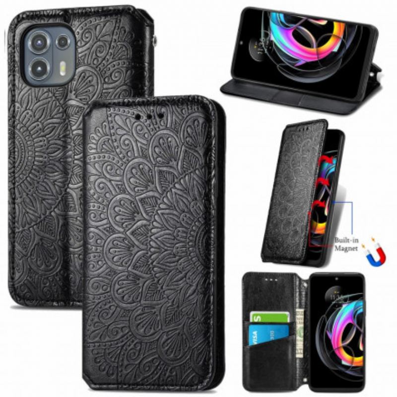 Capa De Celular Para Motorola Edge 20 Lite Flip Mandala