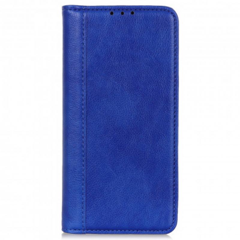 Capa De Celular Para Motorola Edge 20 Lite Flip Versão Couro Rachado Lichia