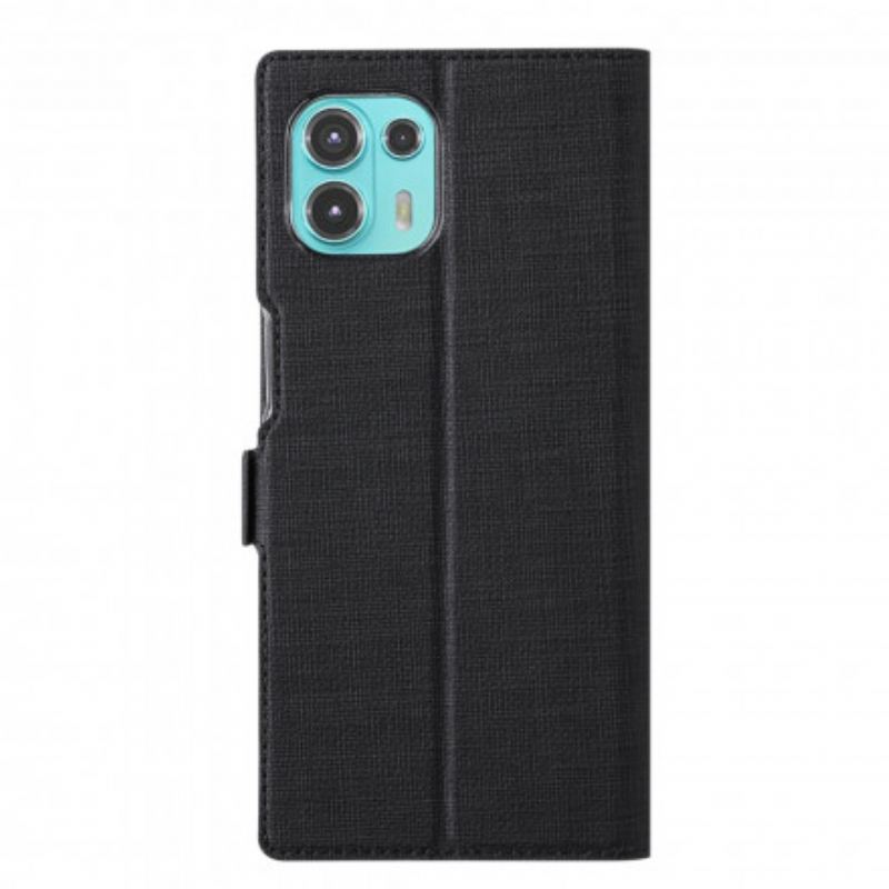 Capa De Celular Para Motorola Edge 20 Lite Flip Vili Texturizada