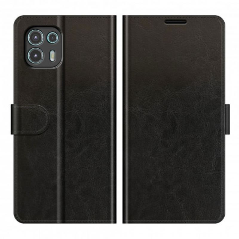 Capa De Couro Para Motorola Edge 20 Lite Couro Ultra Sintético