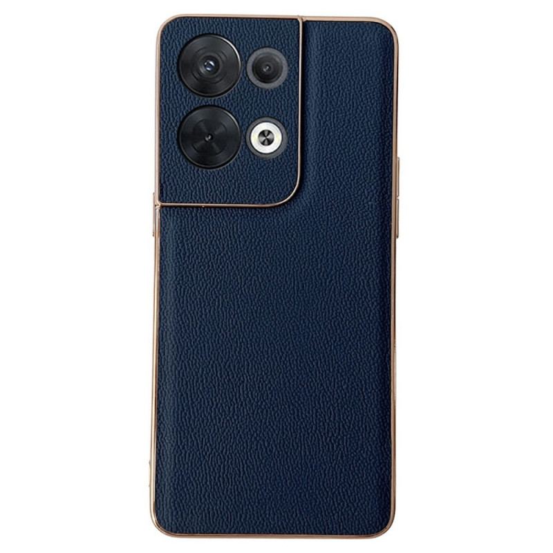 Capa De Celular Para Oppo Reno 8 Couro Premium Genuíno