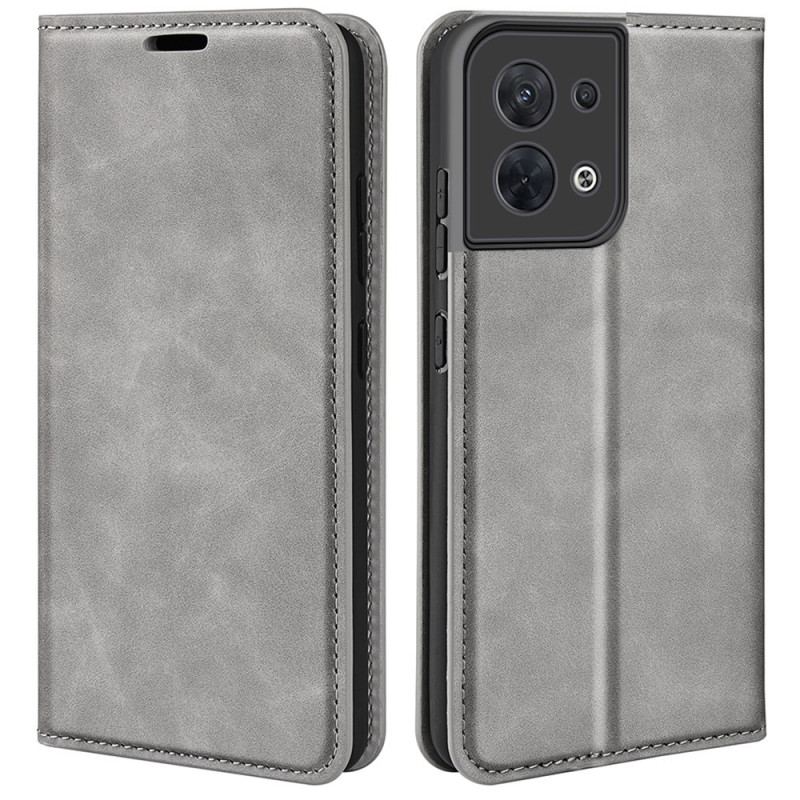 Capa De Celular Para Oppo Reno 8 Flip Design Clássico