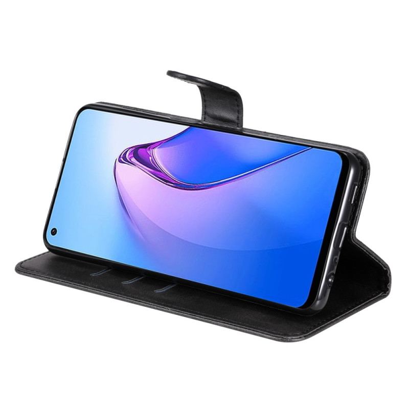 Capa Flip Para Oppo Reno 8 Carteira