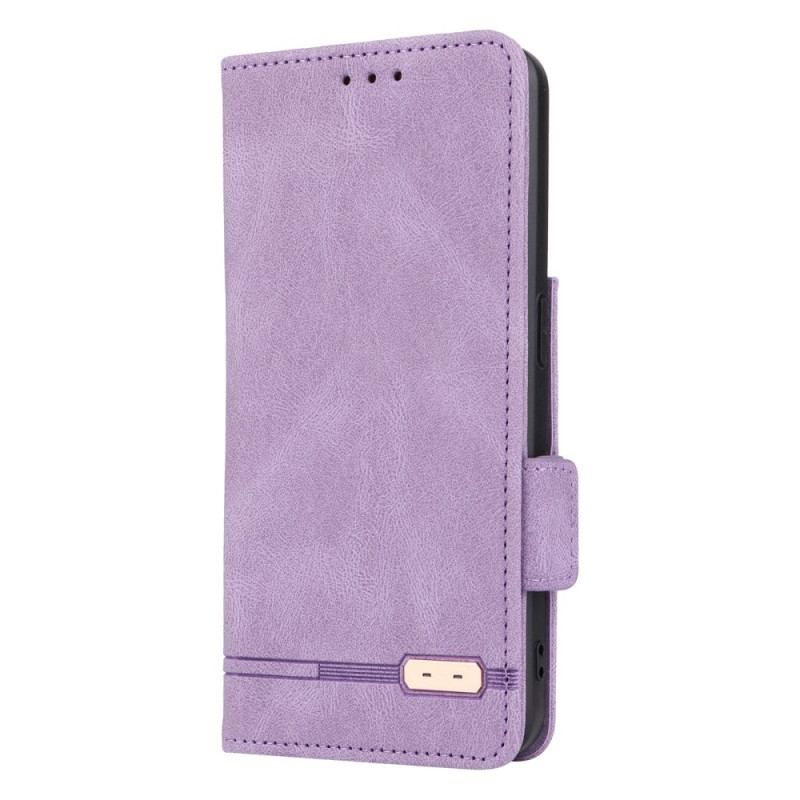 Capa Flip Para Oppo Reno 8 Elegância Sutil