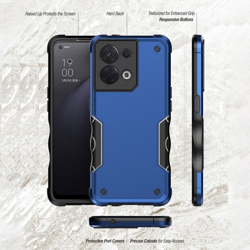 Capa Para Oppo Reno 8 Antiderrapante Híbrido