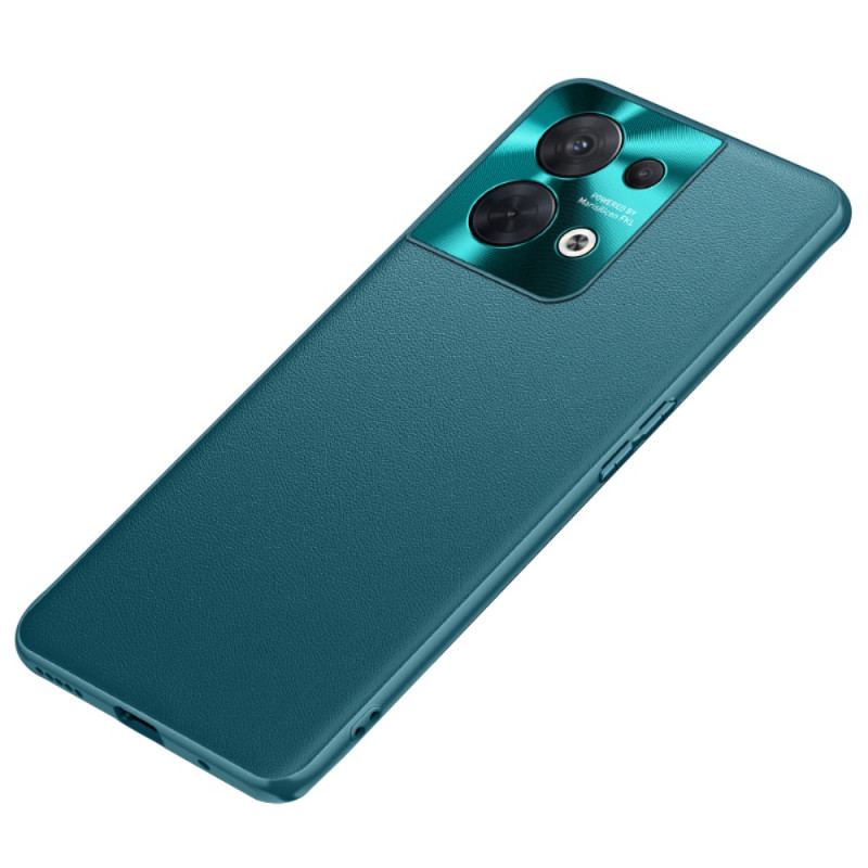 Capa Para Oppo Reno 8 Couro Falso Premium