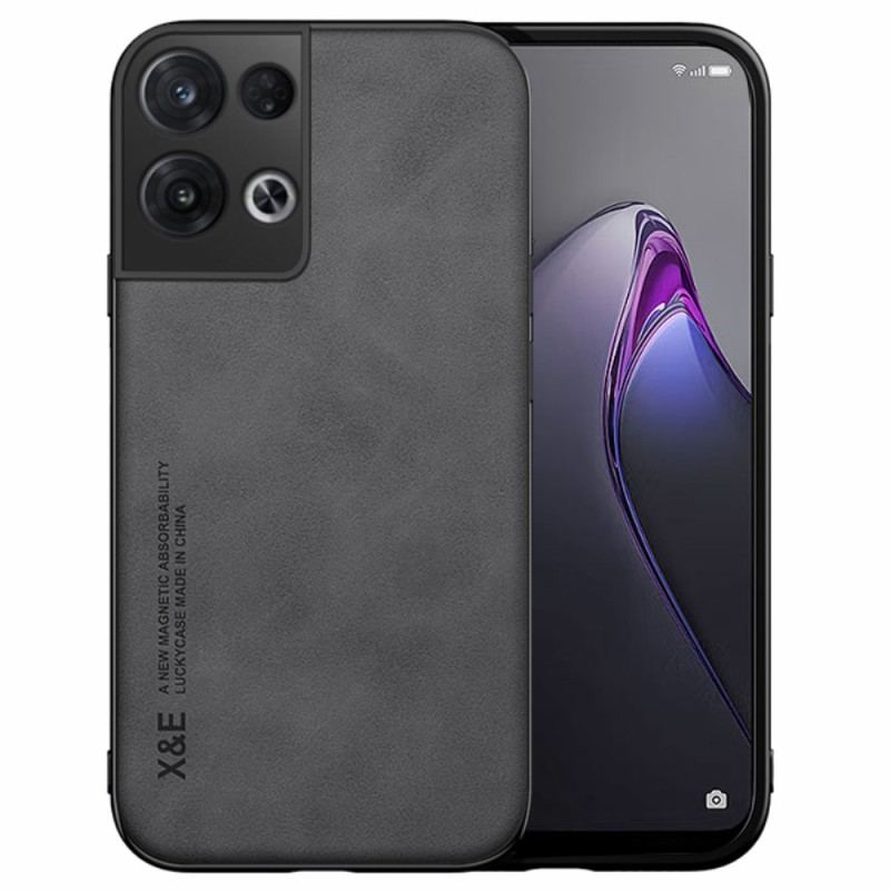 Capa Para Oppo Reno 8 Efeito Couro X&e