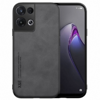 Capa Para Oppo Reno 8 Efeito Couro X&e