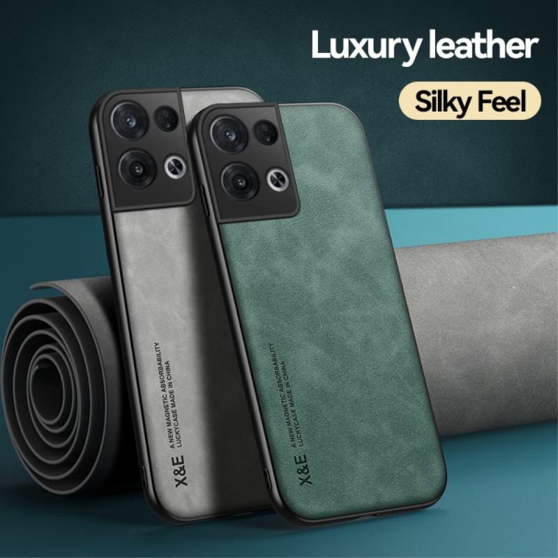 Capa Para Oppo Reno 8 Efeito Couro X&e