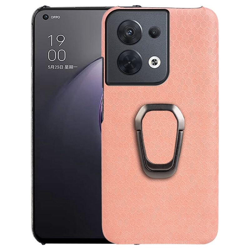 Capa Para Oppo Reno 8 Honeycomb Com Suporte De Anel