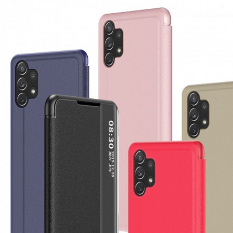 Capa De Celular Para Samsung Galaxy A32 Couro Sintético