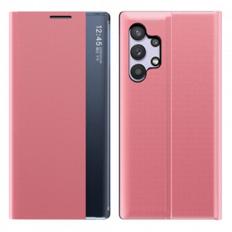 Capa De Celular Para Samsung Galaxy A32 Efeito Couro Texturizado