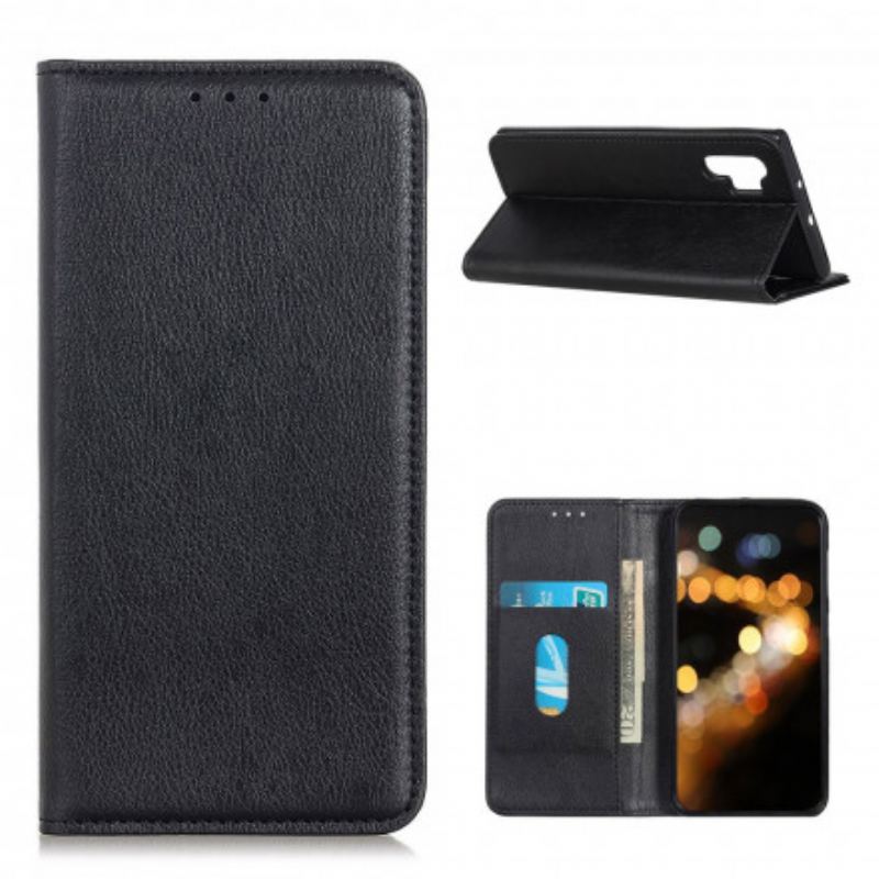 Capa De Celular Para Samsung Galaxy A32 Flip Couro Litchi Elegance Dividido