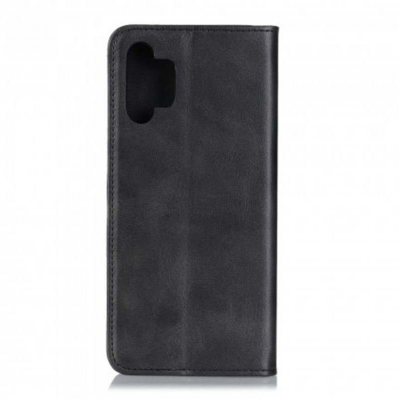 Capa De Celular Para Samsung Galaxy A32 Flip Couro Rachado