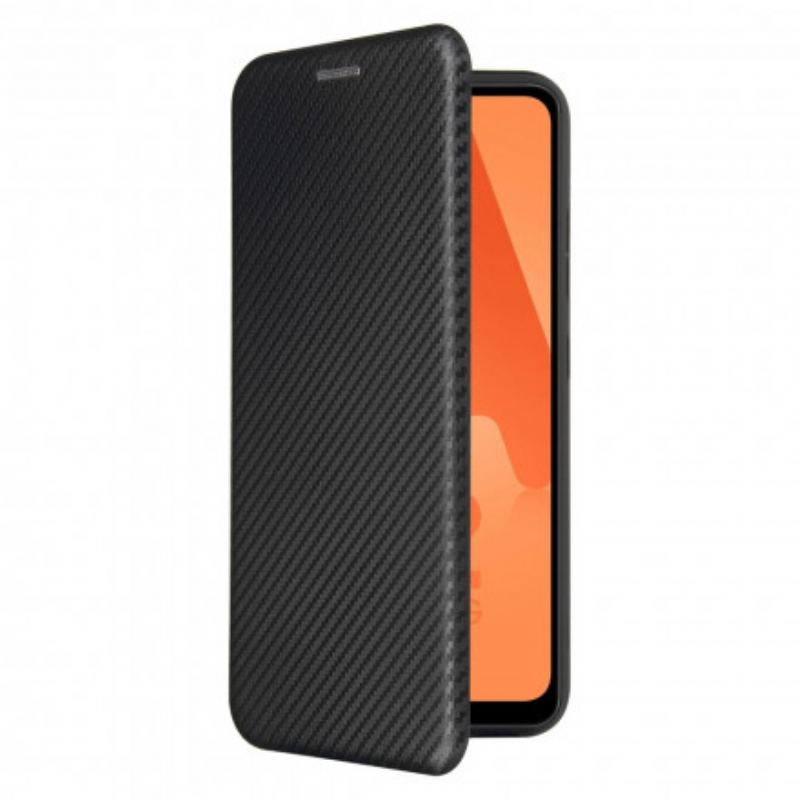 Capa De Celular Para Samsung Galaxy A32 Flip Fibra De Carbono