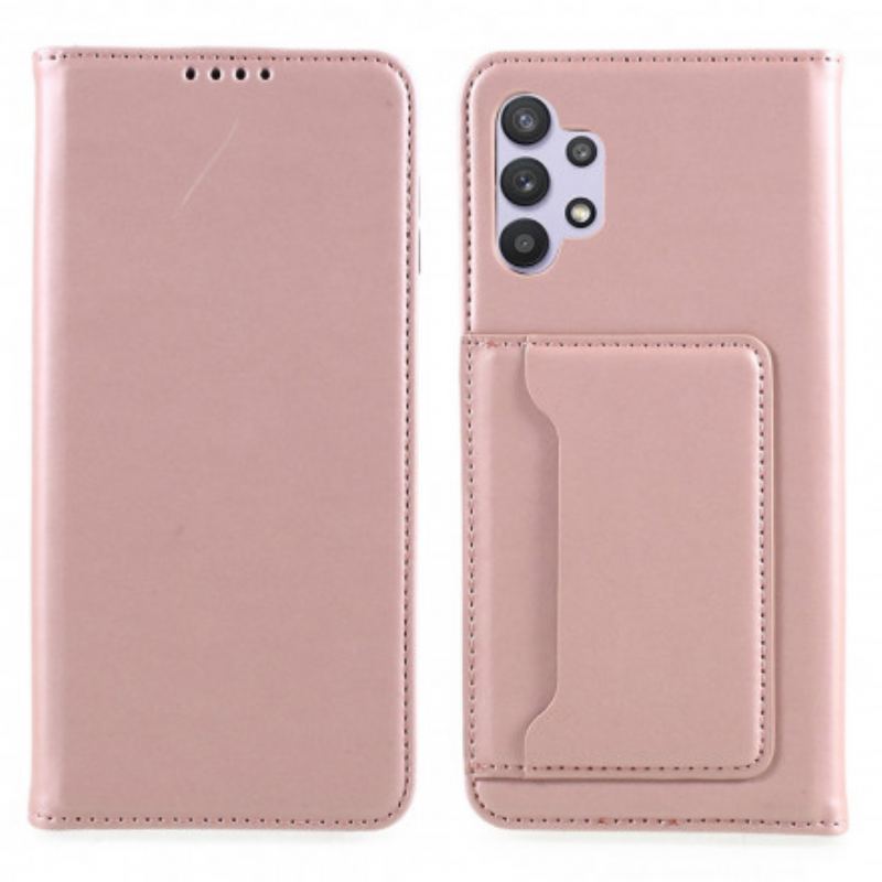 Capa De Celular Para Samsung Galaxy A32 Flip Suporte Para Cartão