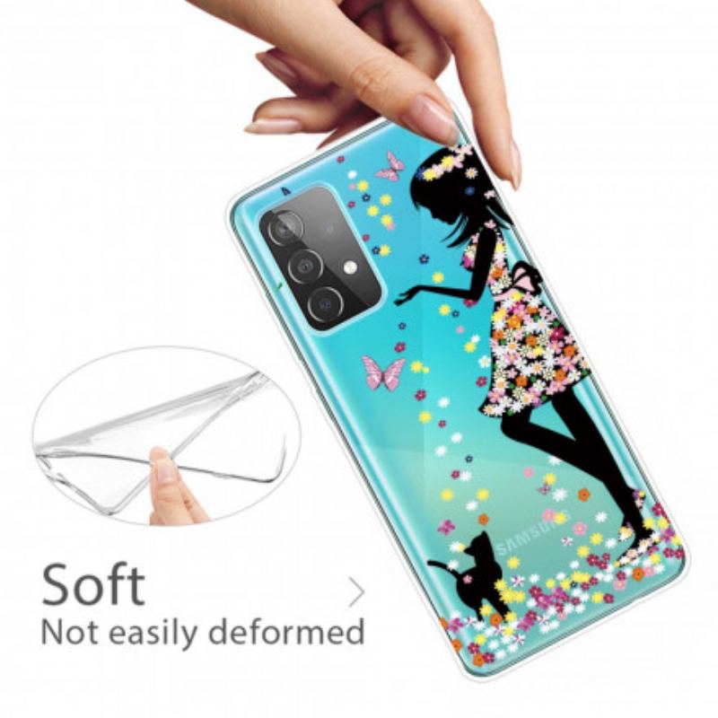 Capa De Celular Para Samsung Galaxy A32 Flor Jovem