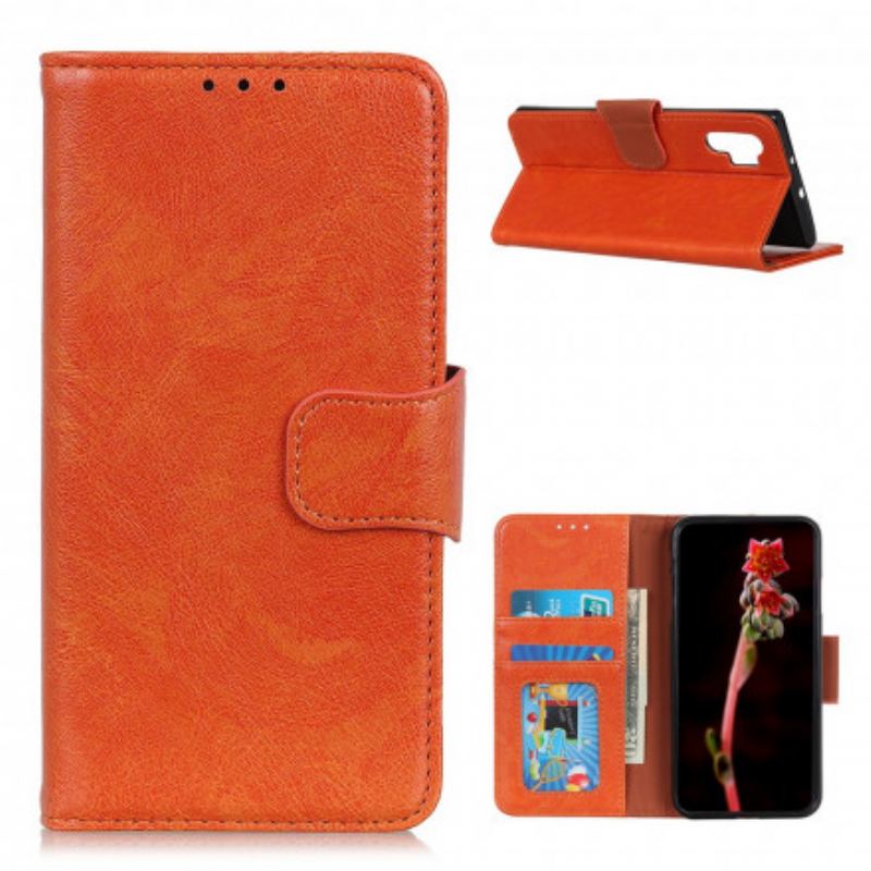 Capa Em Pele Para Samsung Galaxy A32 Couro Napa Rachado