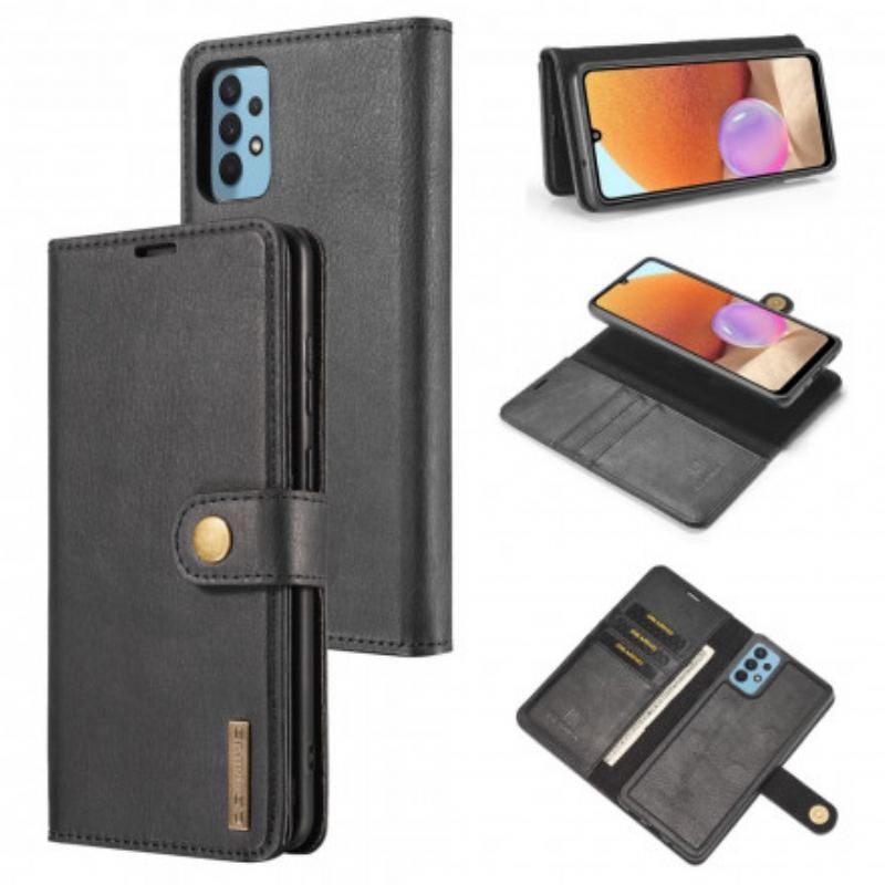 Capa Capa Folio Para Samsung Galaxy A32 Dg. Ming Destacável