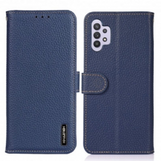 Capa Folio Para Samsung Galaxy A32 Khazneh Lichia Couro