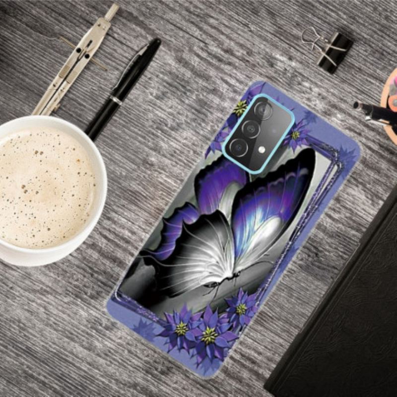 Capa Para Samsung Galaxy A32 Borboleta Real