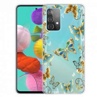 Capa Para Samsung Galaxy A32 Borboletas De Design