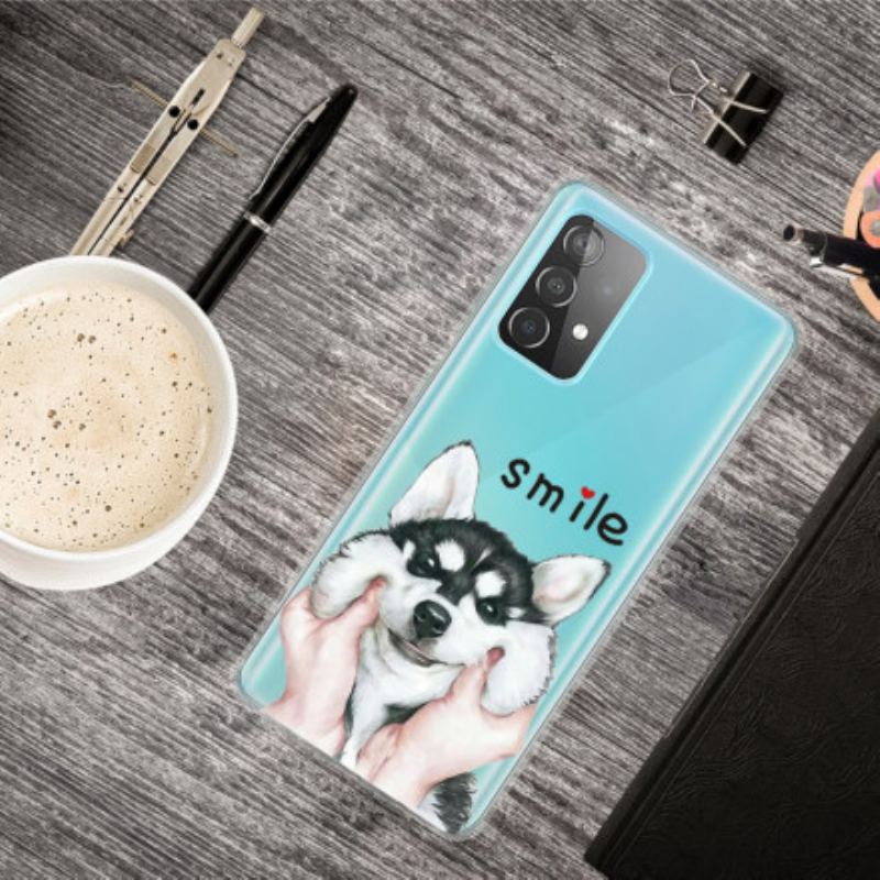 Capa Para Samsung Galaxy A32 Cachorro Sorridente