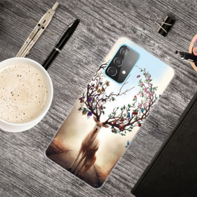 Capa Para Samsung Galaxy A32 Cervo Flexível