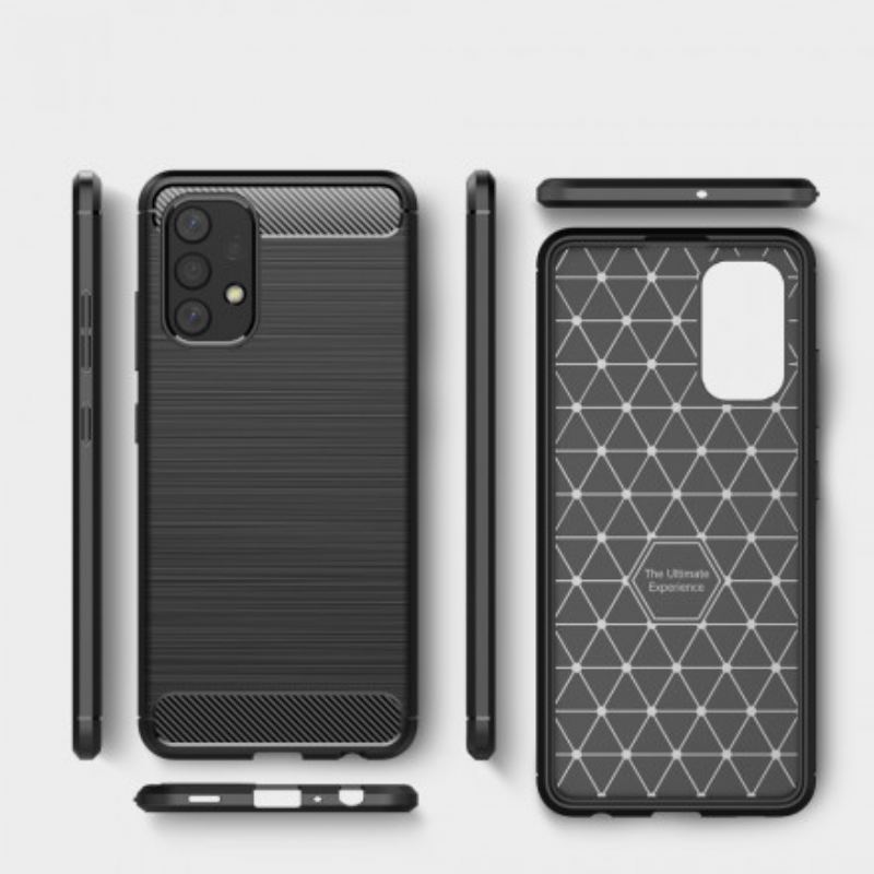 Capa Para Samsung Galaxy A32 Fibra De Carbono Escovada