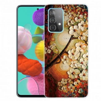 Capa Para Samsung Galaxy A32 Flores Flexíveis