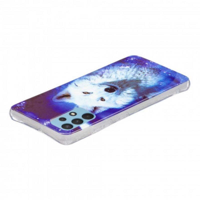 Capa Para Samsung Galaxy A32 Fluorescente Wolf Series