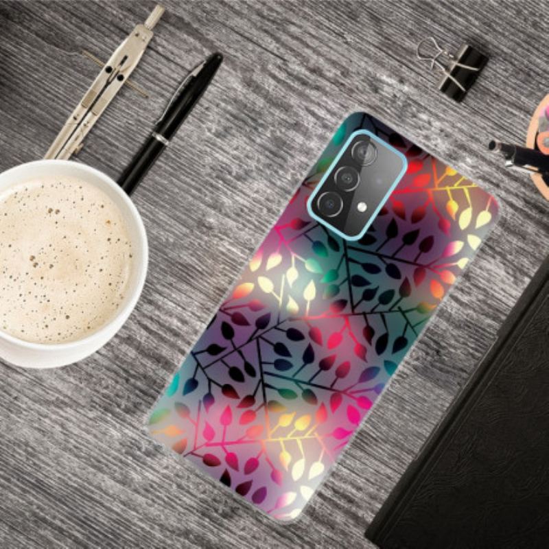 Capa Para Samsung Galaxy A32 Folhas